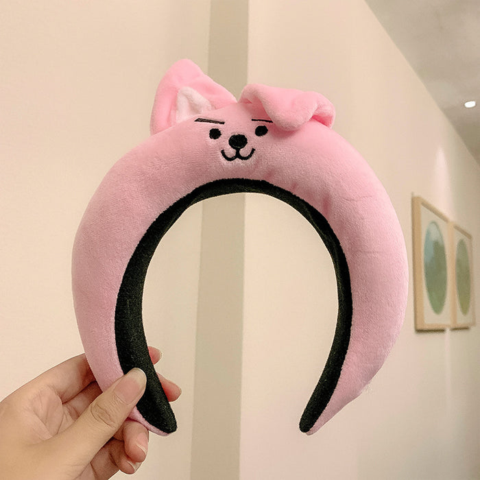 Wholesale dinosaur crab face wash super cute cute cartoon funny headband MOQ≥2 JDC-HD-YuYue001