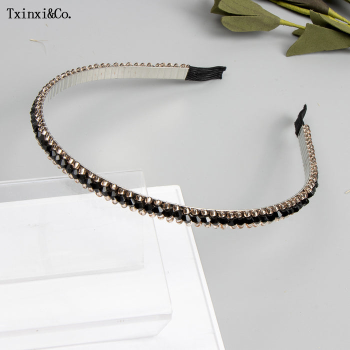 Jewelry WholesaleWholesale Crystal Rhinestone Bridal Hair Band JDC-HD-XinX001 Headband 心喜 %variant_option1% %variant_option2% %variant_option3%  Factory Price JoyasDeChina Joyas De China