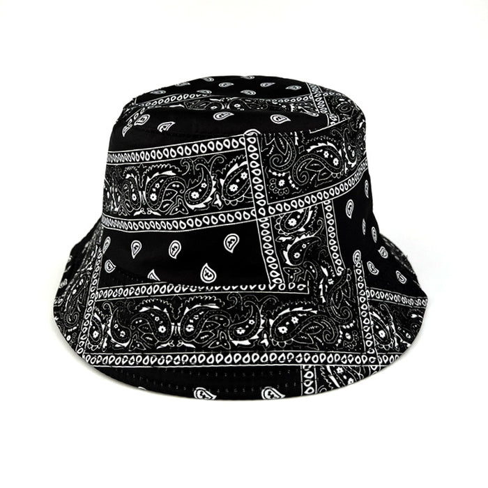 Wholesale cashew flower fisherman hat foldable JDC-FH-YFan001