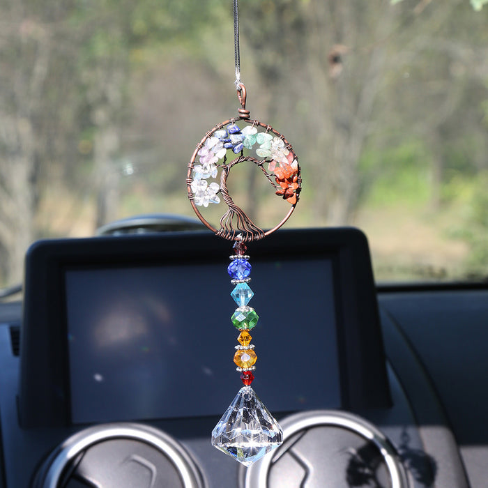 Wholesale car pendant car interior decoration creative security crystal MOQ≥2 JDC-DC-BGM005