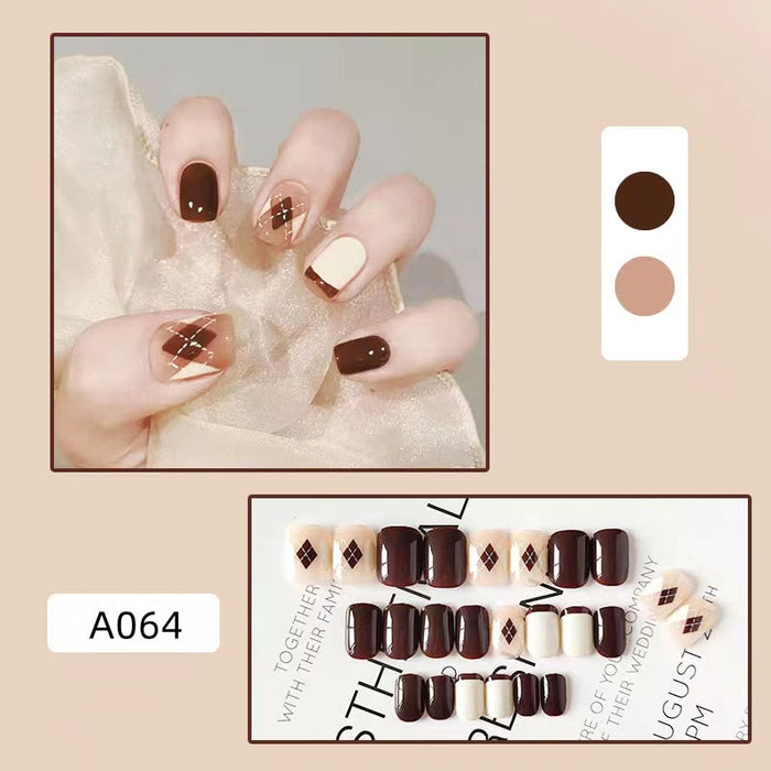 Wholesale Detachable Nail Stickers 24 Pieces/Box JDC-NS-HFan001