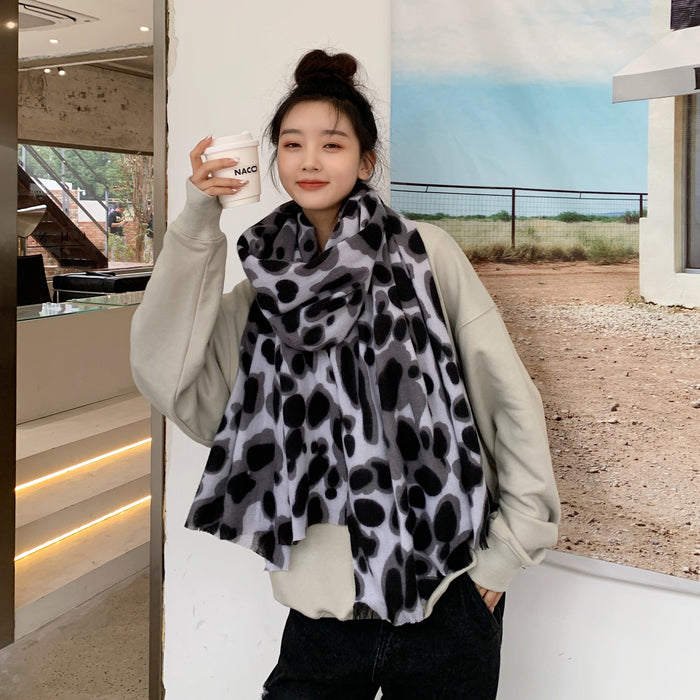 Wholesale Scarf Imitation Cashmere Winter Warm Thick Shawl JDC-SF-GSCM022