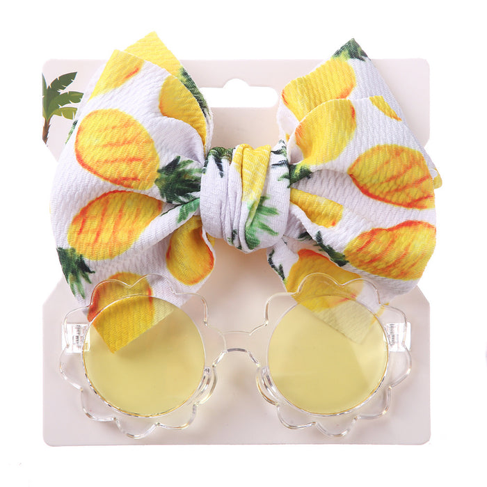 Wholesale Kids Sunglasses Hairband Set UV Protection Toys Sunglasses JDC-SG-BoB005