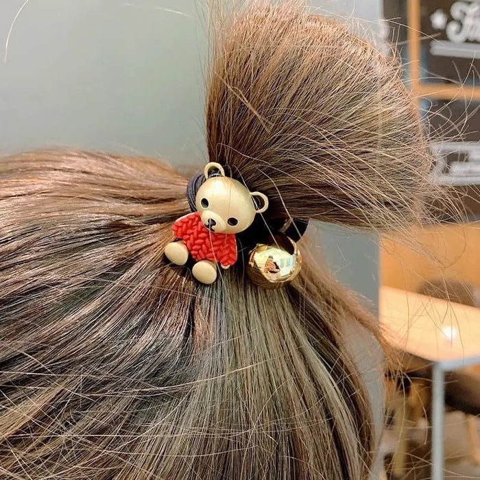 Jewelry WholesaleWholesale Bear Cartoon Resin Plastic Hair Scrunchies JDC-HS-QiuC001 Hair Scrunchies 秋澈 %variant_option1% %variant_option2% %variant_option3%  Factory Price JoyasDeChina Joyas De China