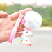 Jewelry WholesaleWholesale cartoon hair ball plastic doll Pom Pom keychain JDC-KC-FeiRun022 Keychains 飞润 %variant_option1% %variant_option2% %variant_option3%  Factory Price JoyasDeChina Joyas De China