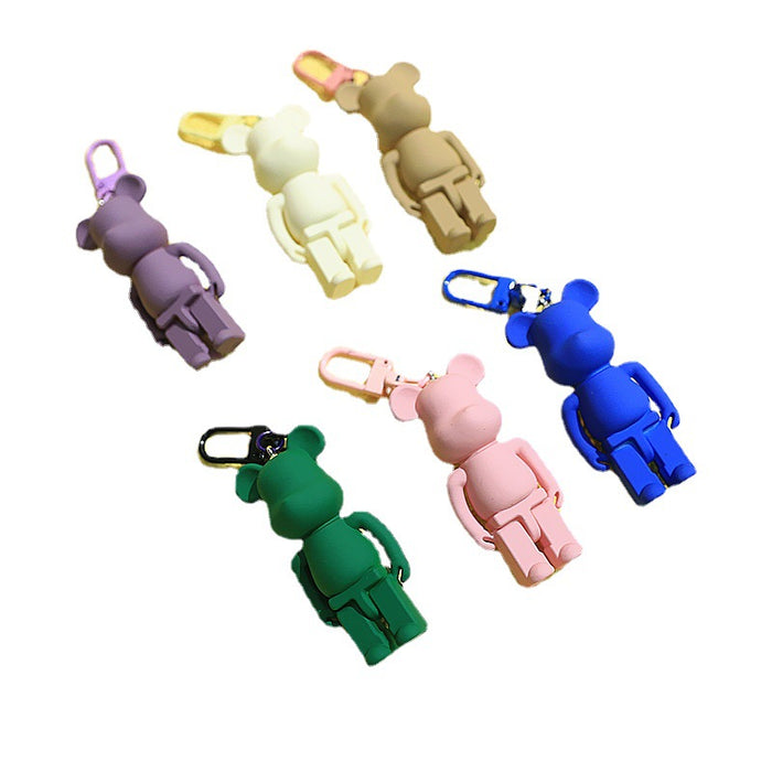 Wholesale Klein Blue Violent Bear Keychain MOQ≥2 JDC-KC-KLin005