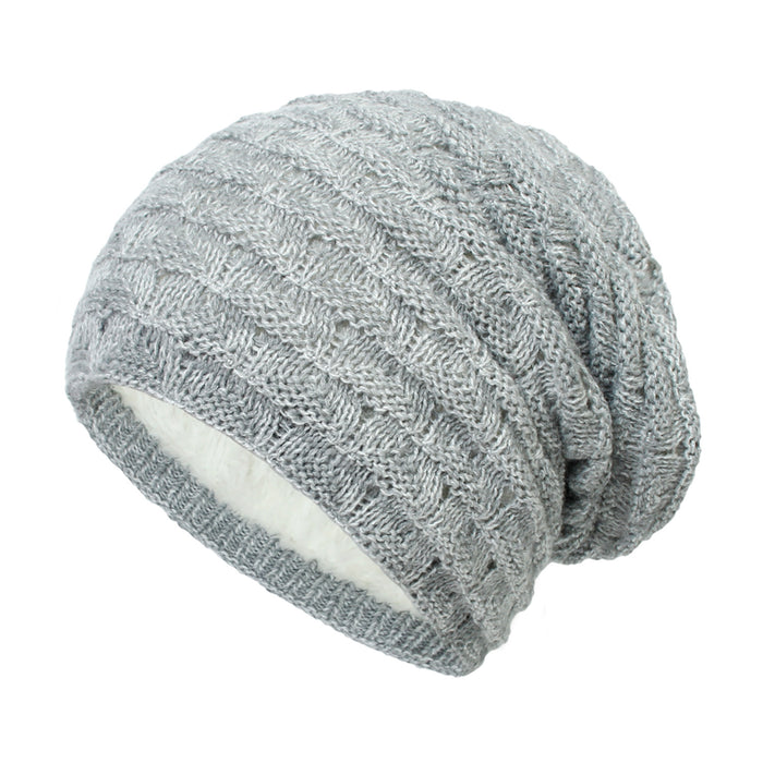 Wholesale Hat Acrylic Fiber Warm Winter Outdoor Pullover Hat MOQ≥2 JDC-FH-XMi016