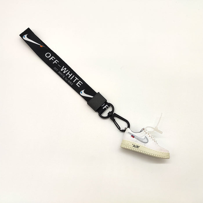 Wholesale Vinyl Sneakers Lanyard Keychain (F) JDC-KC-YTai006