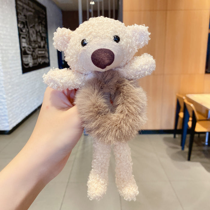 Jewelry WholesaleWholesale stereo bear bunny plush hair ring JDC-HS-GSHX063 Hair Scrunchies 恒曦 %variant_option1% %variant_option2% %variant_option3%  Factory Price JoyasDeChina Joyas De China