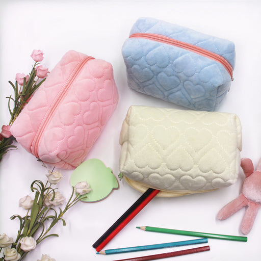 Jewelry WholesaleWholesale Plush Large Capacity Storage Stationery Pencil Bags JDC-PB-Donglej004 Pencil Bags 东津 %variant_option1% %variant_option2% %variant_option3%  Factory Price JoyasDeChina Joyas De China