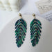 Jewelry WholesaleWholesale acrylic pearl leaf earrings JDC-ES-FX005 Earrings 繁瑆 %variant_option1% %variant_option2% %variant_option3%  Factory Price JoyasDeChina Joyas De China