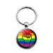 Jewelry WholesaleWholesale LGBT Pride Day Alloy Glass Gemstone Keychain JDC-KC-XuS023 Keychains 溆水 %variant_option1% %variant_option2% %variant_option3%  Factory Price JoyasDeChina Joyas De China