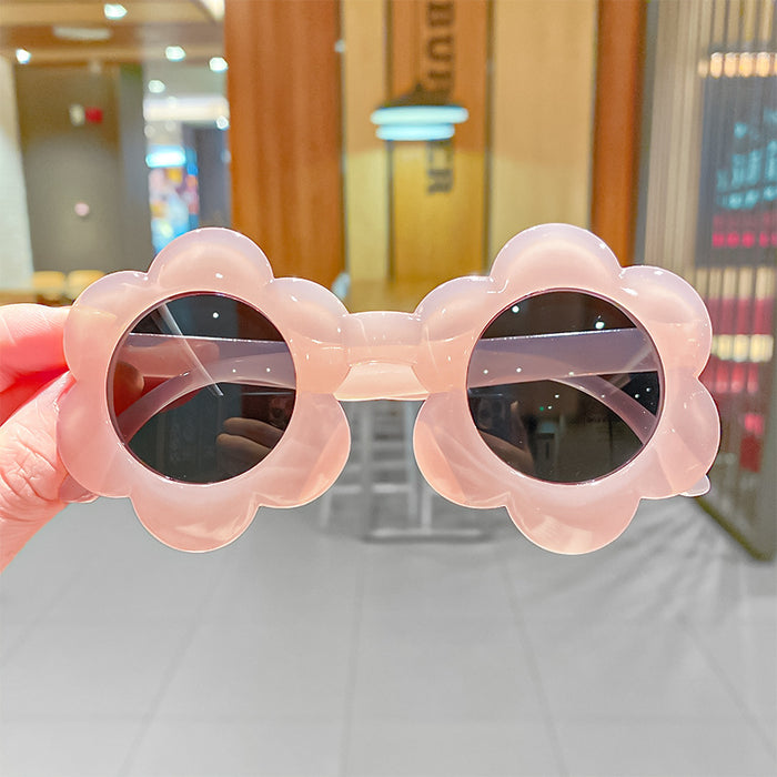 Jewelry WholesaleWholesale children's round frame skeleton sunglasses JDC-SG-HengX004 Sunglasses 恒曦 %variant_option1% %variant_option2% %variant_option3%  Factory Price JoyasDeChina Joyas De China