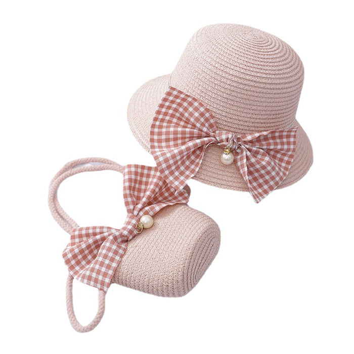 Jewelry WholesaleWholesale small fresh bag medium children's sunscreen sun hat JDC-FH-Andie006 Fashionhat 暗蝶 %variant_option1% %variant_option2% %variant_option3%  Factory Price JoyasDeChina Joyas De China