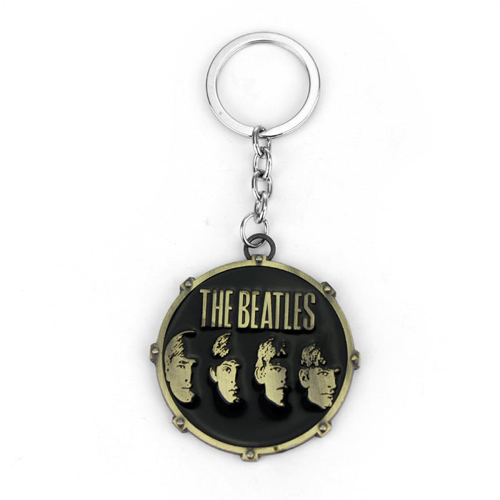 Jewelry WholesaleWholesale Beatles Alloy Keychain JDC-KC-AWen002 Keychains 艾文 %variant_option1% %variant_option2% %variant_option3%  Factory Price JoyasDeChina Joyas De China