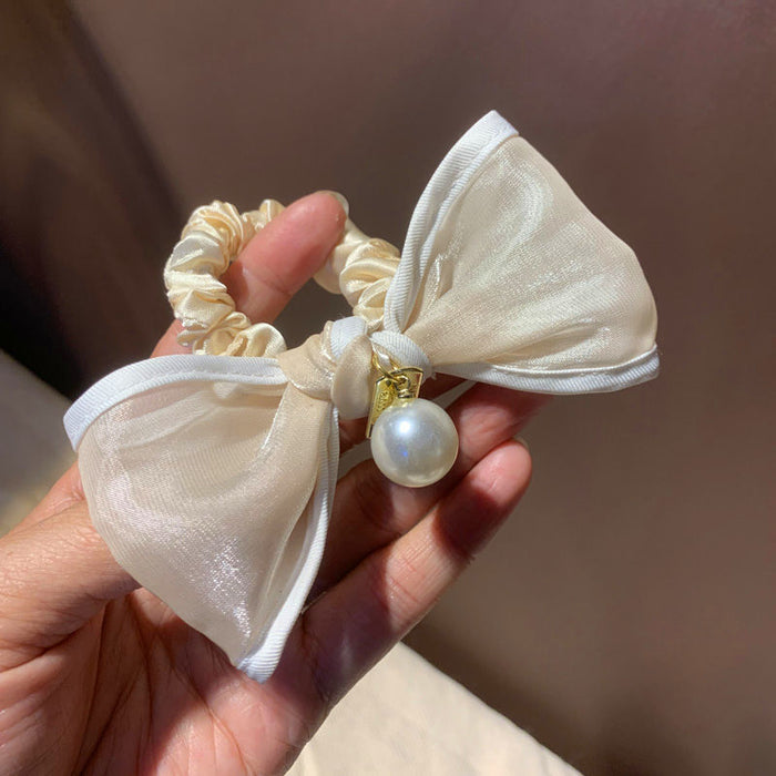 Jewelry WholesaleWholesale Bow Knot Fabric Hair Scrunchies JDC-HS-SJ001 Hair Scrunchies 尚捷 %variant_option1% %variant_option2% %variant_option3%  Factory Price JoyasDeChina Joyas De China