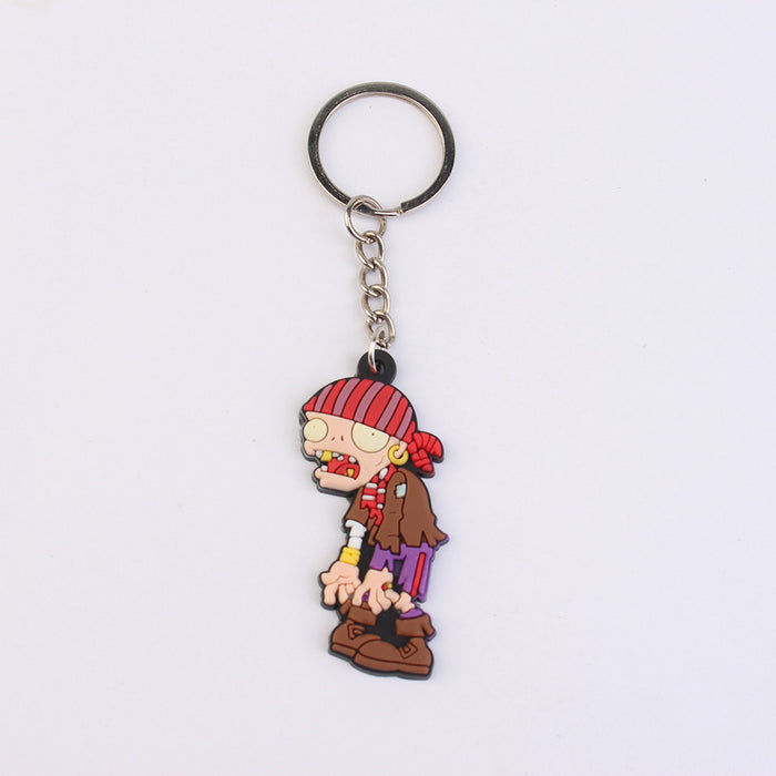 Jewelry WholesaleWholesale Cartoon Plant Zombie Keychain JDC-KC-Kaop006 Keychains 靠谱 %variant_option1% %variant_option2% %variant_option3%  Factory Price JoyasDeChina Joyas De China