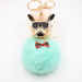 Jewelry WholesaleWholesale French Bulldog Alloy Faux Hair PVC Hairball Pom Pom  Keychain JDC-KC-Zuge017 Keychains 祖格 %variant_option1% %variant_option2% %variant_option3%  Factory Price JoyasDeChina Joyas De China