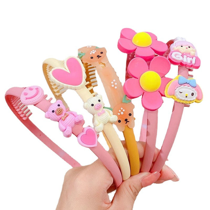 Wholesale headband plastic children with teeth non-slip MOQ≥2 JDC-HD-MingGe002