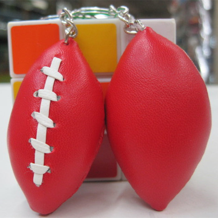 Jewelry WholesaleWholesale Mini football key chain Pu keychain MOQ≥2 JDC-KC-XXing001 Keychains 熙兴 %variant_option1% %variant_option2% %variant_option3%  Factory Price JoyasDeChina Joyas De China