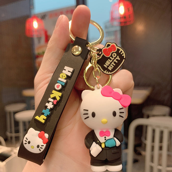 Wholesale key chain pendant silicone doll keychain MOQ≥2 JDC-KC-JCai022