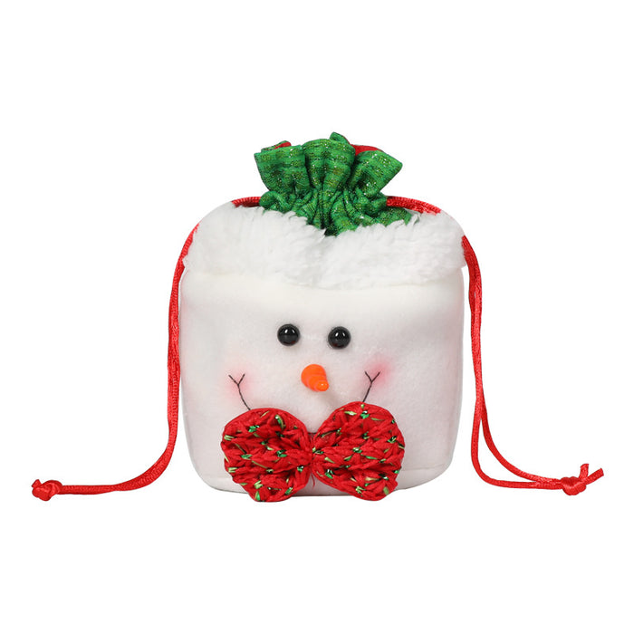 Wholesale Gift Box Christmas Apple Bag Round Bunch Mouth Gift Bag MOQ≥2 JDC-GB-QiaoC002