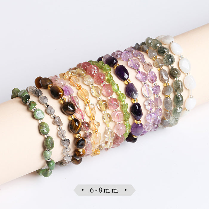 Wholesale Crystal Gravel Bracelet DIY Hand Jewelry JDC-BT-JingD004