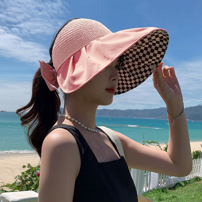 Jewelry WholesaleWholesale Cotton Foldable Empty Top Hat Sun Hat JDC-FH-Weilan003 Fashionhat 微蓝 %variant_option1% %variant_option2% %variant_option3%  Factory Price JoyasDeChina Joyas De China