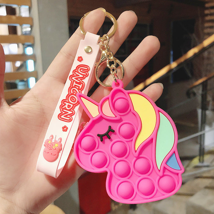 Jewelry WholesaleWholesale Cartoon Decompression Coin Purse Silicone Keychain JDC-KC-FeiRun025 Keychains 飞润 %variant_option1% %variant_option2% %variant_option3%  Factory Price JoyasDeChina Joyas De China