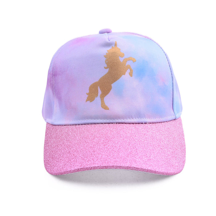 Wholesale Kids Cartoon Baseball Cap Tie Dye Sports Sunshade Cap MOQ≥2 JDC-FH-WenR010