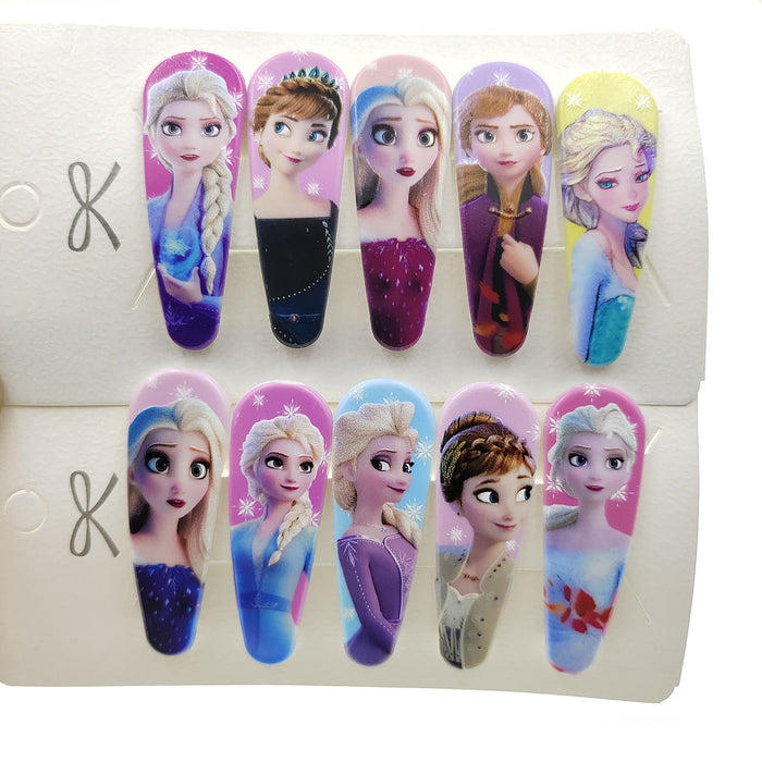 Wholesale Hair Clips Plastic Cartoon Animation Cute 10pcs (M) JDC-HC-ShunC001