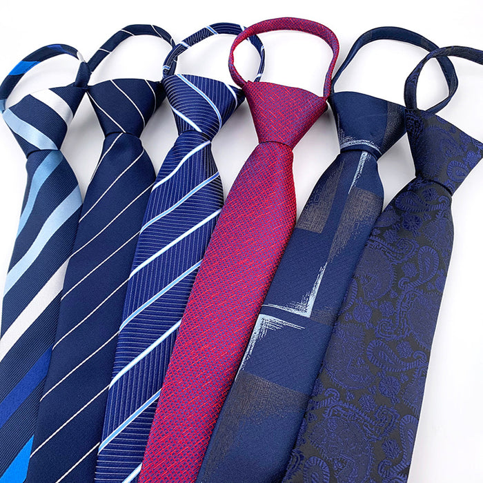 Wholesale Polyester Silk Zipper Tie JDC-TIE-YonF007