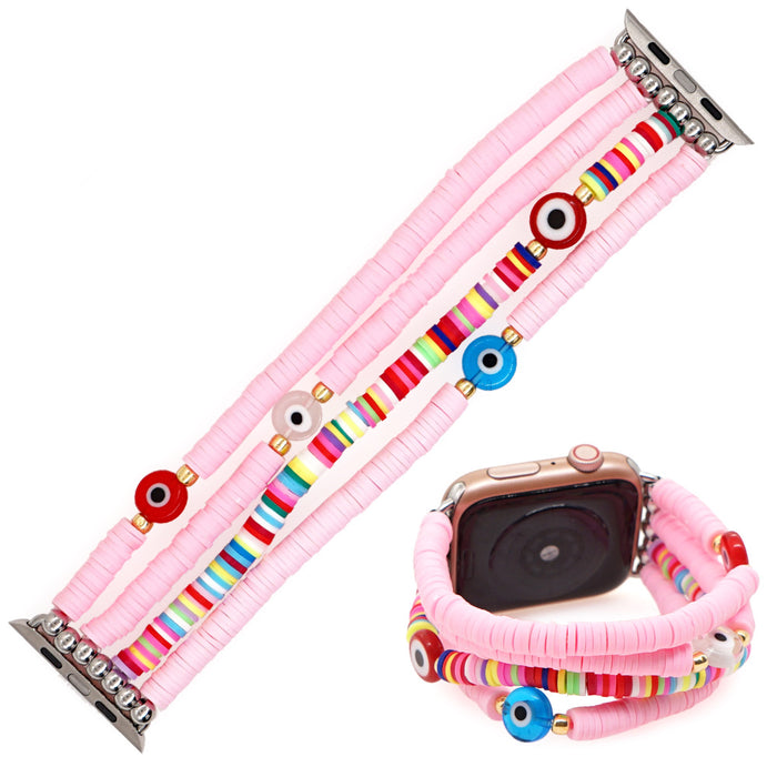 Wholesale For Apple Watch Boho Beads Soft Ceramic Strap JDC-WH-BDBD001