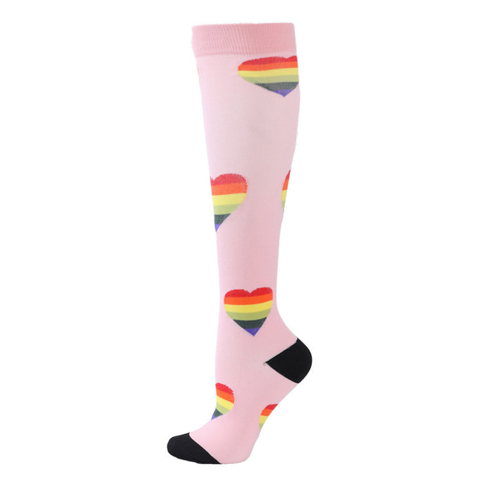 Jewelry WholesaleWholesale Sports Compression  Outdoor Riding Socks Over Knee Socks JDC-SK-JHe009 Sock 京赫 %variant_option1% %variant_option2% %variant_option3%  Factory Price JoyasDeChina Joyas De China