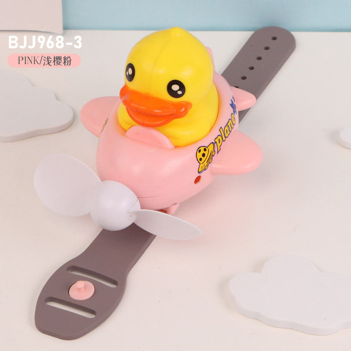 Jewelry WholesaleWholesale Kids Cartoon USB Charging ABS Watch Fan JDC-FAN-TSB001 FAN 拓斯邦 %variant_option1% %variant_option2% %variant_option3%  Factory Price JoyasDeChina Joyas De China