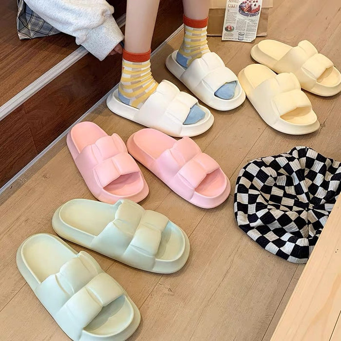 Wholesale slippers stepping on shit feeling ins soft bottom non-slip JDC-SD-YFN002