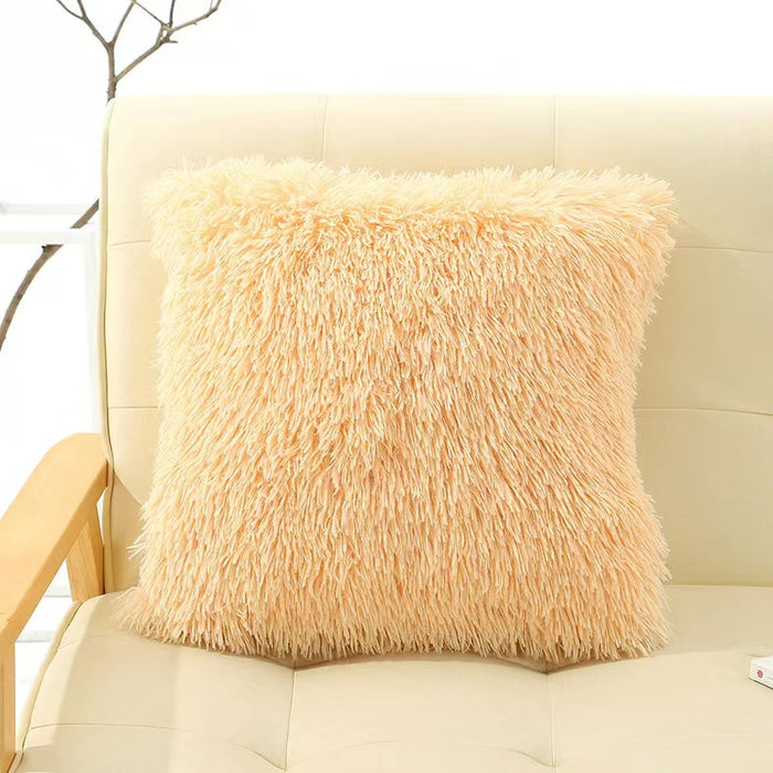 Wholesale Pillowcase Solid Color Plush Double Sided JDC-PW-Qiding001