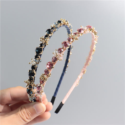 Jewelry WholesaleWholesale Vintage Rhinestone Hair Band JDC-HD-ZC003 Headband 智承 %variant_option1% %variant_option2% %variant_option3%  Factory Price JoyasDeChina Joyas De China