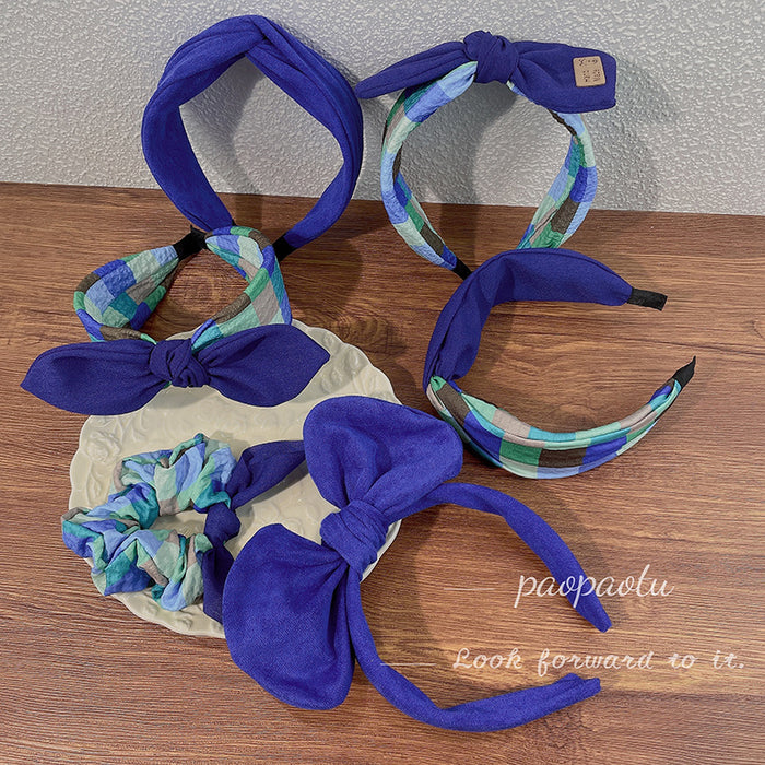 Wholesale Klein Blue Small Fresh Fabric Headband JDC-HD-NImeng004