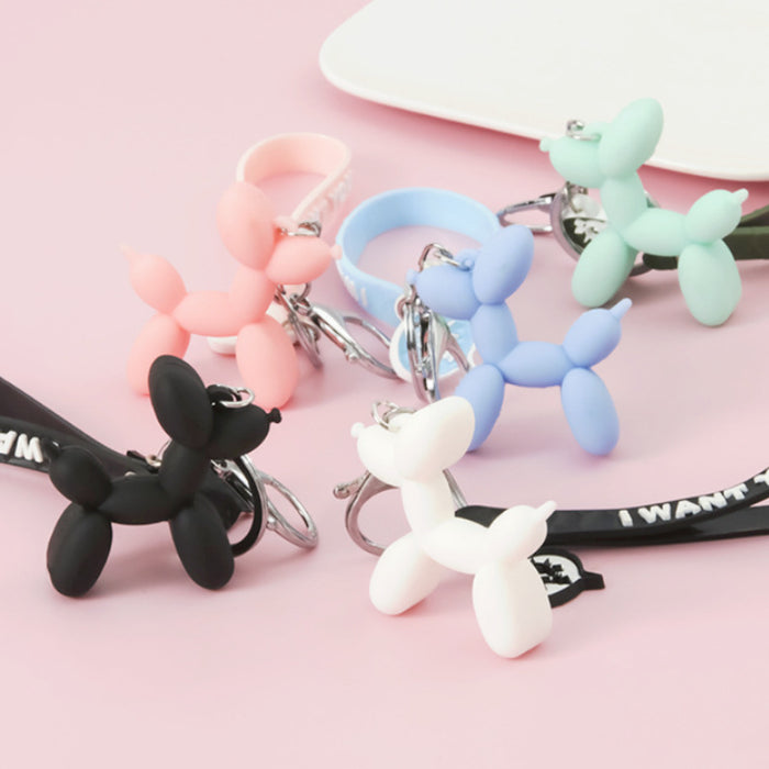 Jewelry WholesaleWholesale Cartoon Cute Epoxy Balloons Dog Keychain JDC-KC-HongW001 Keychains 鸿文 %variant_option1% %variant_option2% %variant_option3%  Factory Price JoyasDeChina Joyas De China