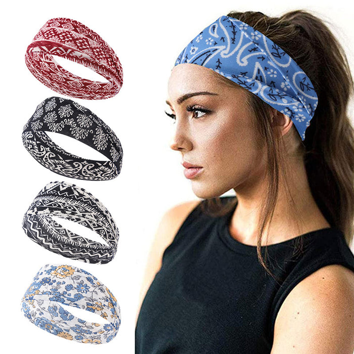 Wholesale Elastic Cross Fabric Headband JDC-HD-FAB003