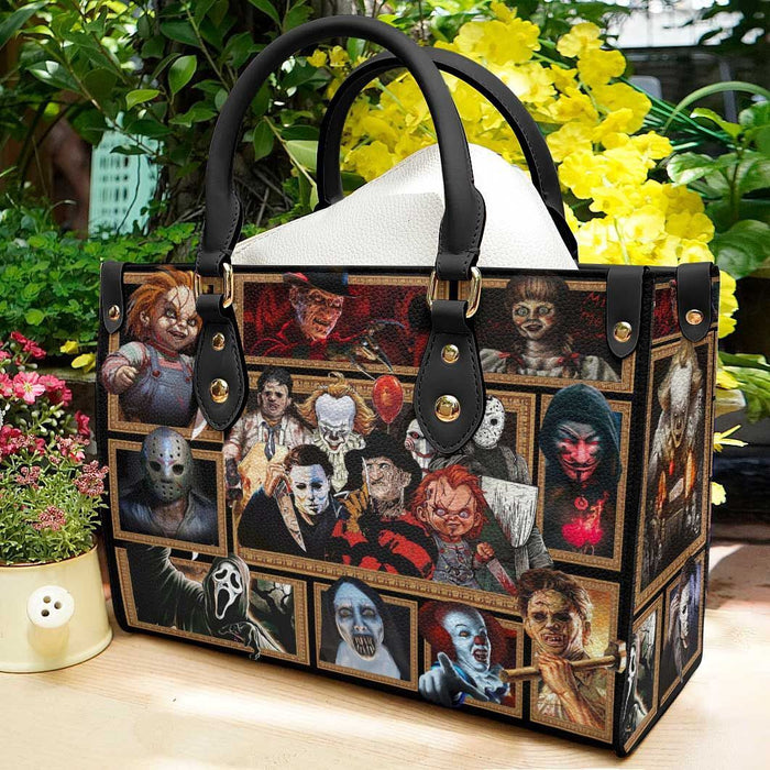 Wholesale Handbag PU Horror Cartoon Printing Large Capacity (M) JDC-HB-Xinp003