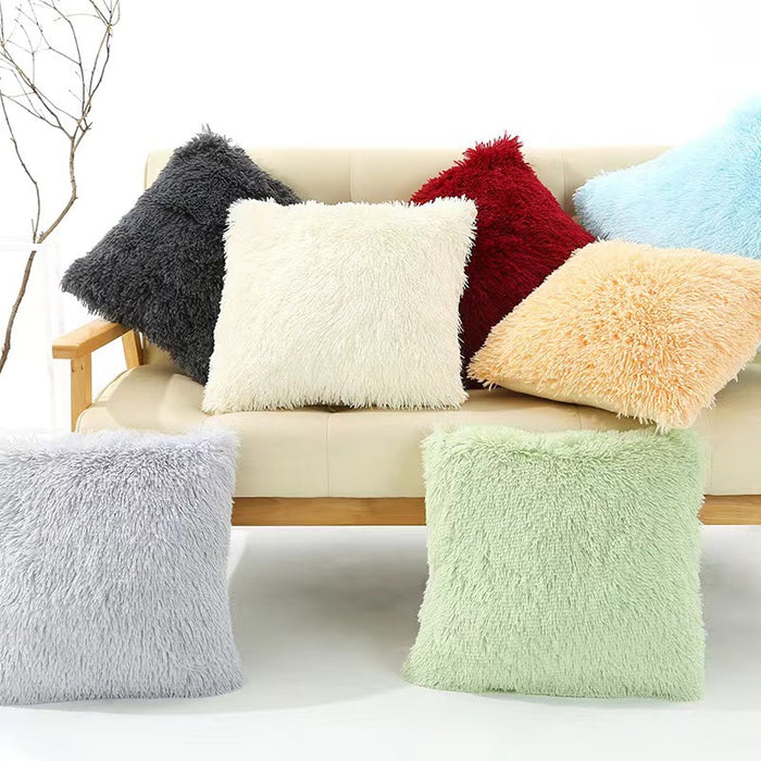 Wholesale Pillowcase Solid Color Plush Double Sided JDC-PW-Qiding001