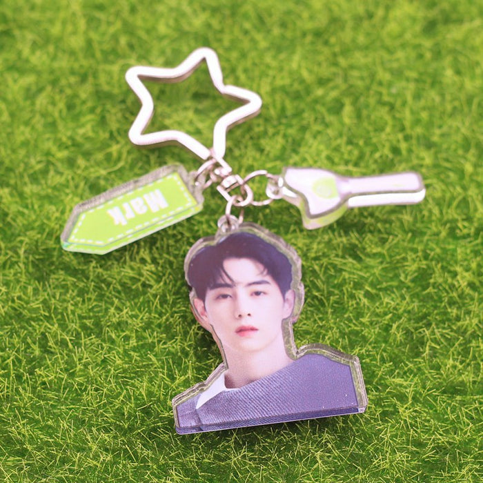 Wholesale star cartoon acrylic keychain MOQ≥2 JDC-KC-SBo001