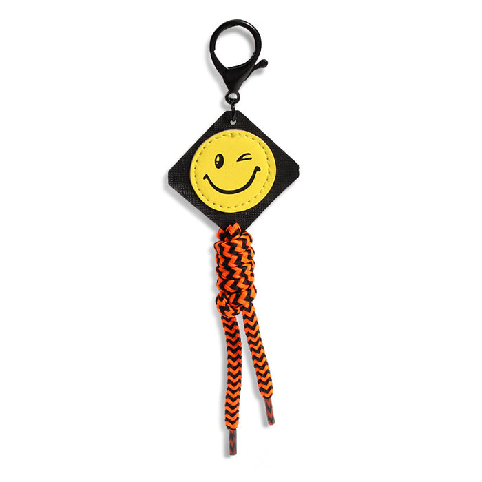 Wholesale Keychain Metal Smiley Lanyard MOQ≥2 JDC-KC-XiangH013