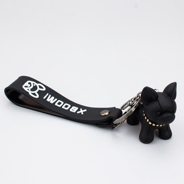 Wholesale Keychain PVC Cute Dog Series Silicone Bracelet Wristband Stereo Cartoon JDC-KC-GSDS001