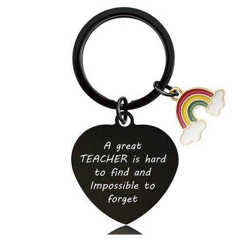 Jewelry WholesaleWholesale teachers' Day graduation gift engraved stainless steel keychain JDC-KC-GangGu035 Keychains 钢古 %variant_option1% %variant_option2% %variant_option3%  Factory Price JoyasDeChina Joyas De China