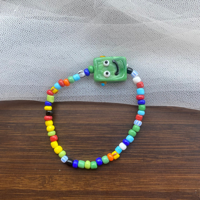 Jewelry WholesaleWholesale little monster color beaded rice beads adjustable bracelet JDC-BT-LiX001 Bracelet 利兴 %variant_option1% %variant_option2% %variant_option3%  Factory Price JoyasDeChina Joyas De China