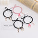 Jewelry WholesaleWholesale Rubber Band Rope Magnet Attract Couple Bracelet Pair JDC-BT-ZiR009 Bracelet 孜瑞 %variant_option1% %variant_option2% %variant_option3%  Factory Price JoyasDeChina Joyas De China