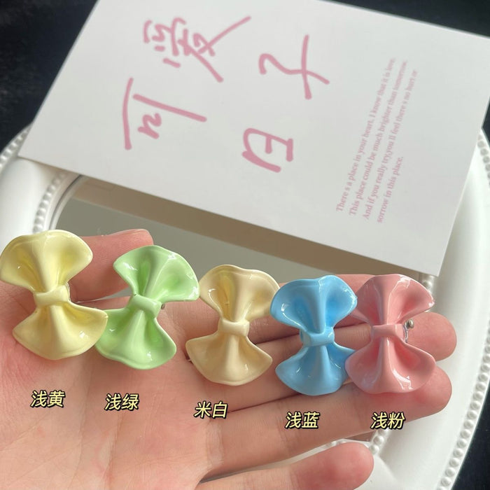 Wholesale hairpin plexiglass bow JDC-HC-XingZ014